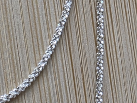 Zilveren ketting 38 cm