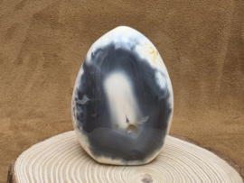 Pinguïn agaat sculptuur