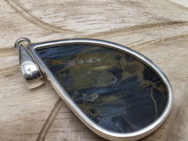 Pietersiet hanger in zilver