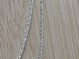 Zilveren ketting 40 cm