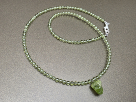 Peridoot ketting met hanger