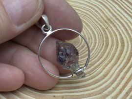 Goboboseb amethist elestiaal hanger in zilver