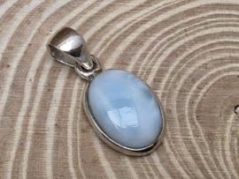 Larimar hanger in zilver