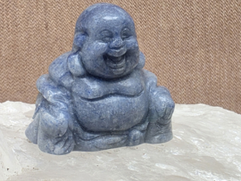 Blauwe kwarts boeddha