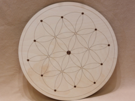 Grid plaat Seeds of life 29 cm