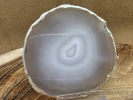 Agaat schijf natuurlijke kleur