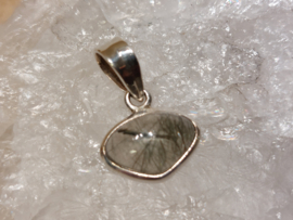 Actinoliet hanger in zilver