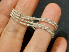 Zilveren ketting 45 cm