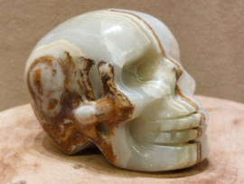 Onyx marmer human skull