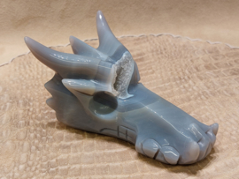 Agaat geode draak