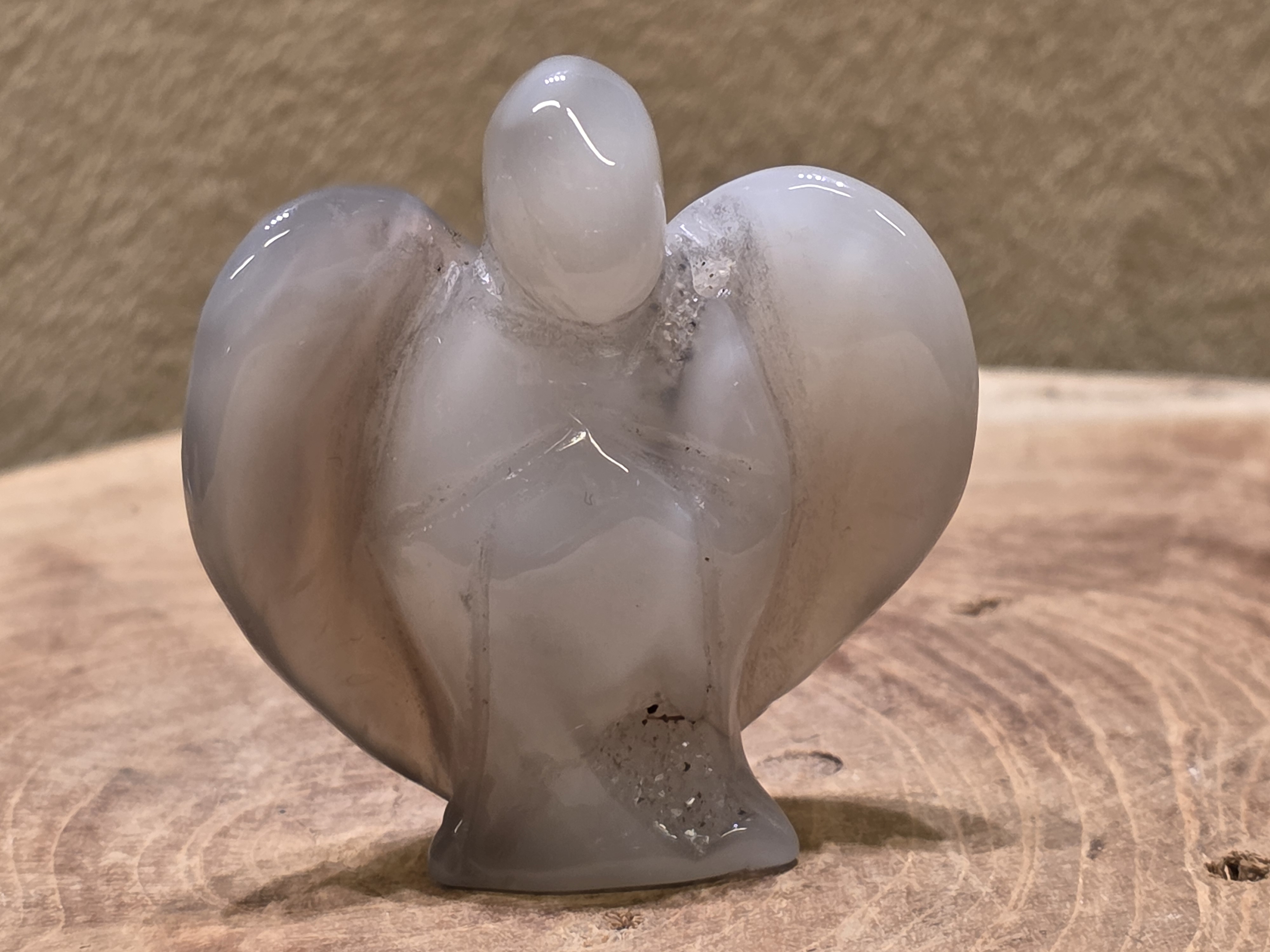 Agaat geode engel