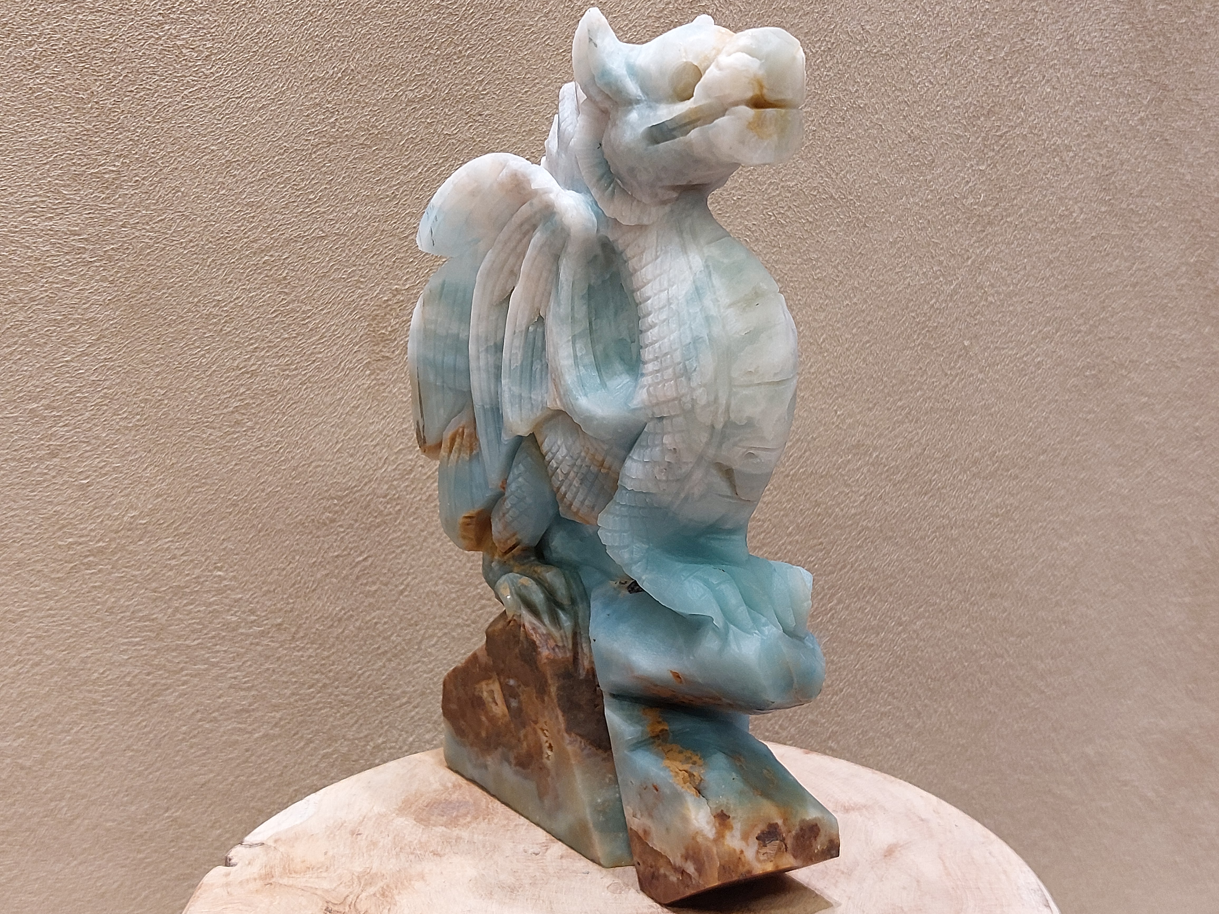Blue carribean calciet draak full body