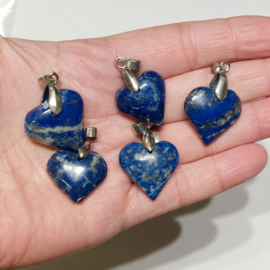Lapis lazuli hanger hartvorm