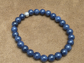 Saffier armband 7 mm