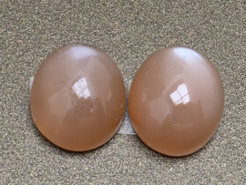 Maansteen cabochons set van 2