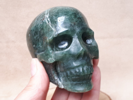 Groene aventurijn human skull