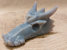 Agaat geode draak