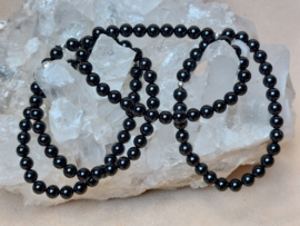 Onyx kogelarmband 6 mm