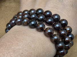 Hessoniet (oranje granaat) armband 8 mm