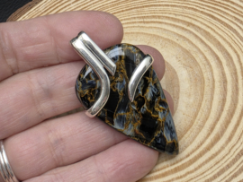 Pietersiet hanger in zilver