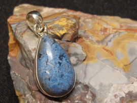 Dumortieriet hanger in zilver
