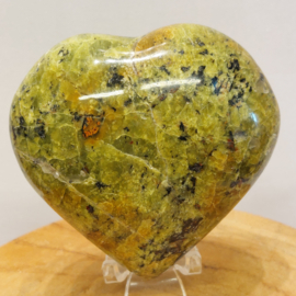 Groene opaal hart