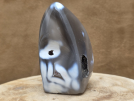 Pinguïn agaat sculptuur