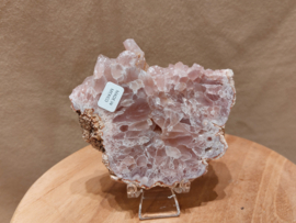 Roze amethist schijf/plak