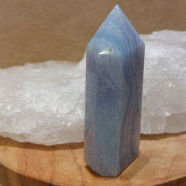 Chalcedoon of blue lace agaat punt