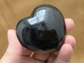 Zwarte toermalijn hart