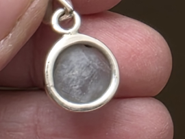 Chalcedoon hanger in zilver