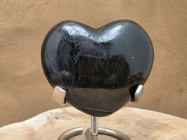 Zwarte toermalijn hart