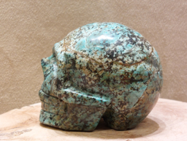 Turkoois human skull