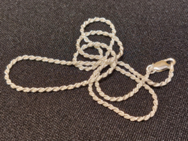 Zilveren ketting 42 cm