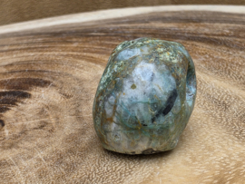 Chrysocolla human skullie