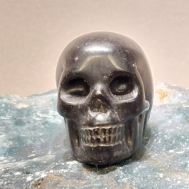Zwarte toermalijn human skull