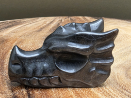 Zilver obsidiaan draak