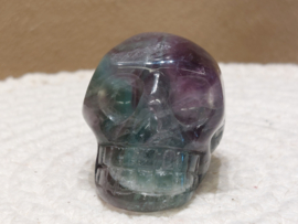 Fluoriet human skull