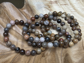 Versteend hout armband 8 mm
