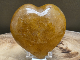 Golden healer of limoniet kwarts hart