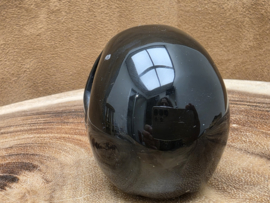 Zwarte obsidiaan human skull