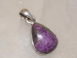 Stichtiet hanger in zilver