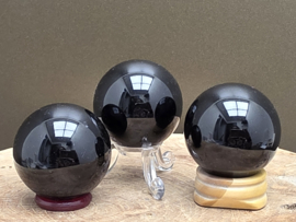 Zwarte obsidiaan bol
