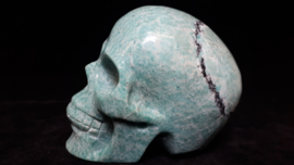 Amazoniet human skull