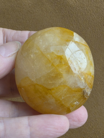 Golden healer of limoniet kwarts handsteen