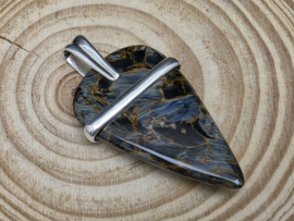 Pietersiet hanger in zilver