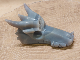 Agaat geode draak