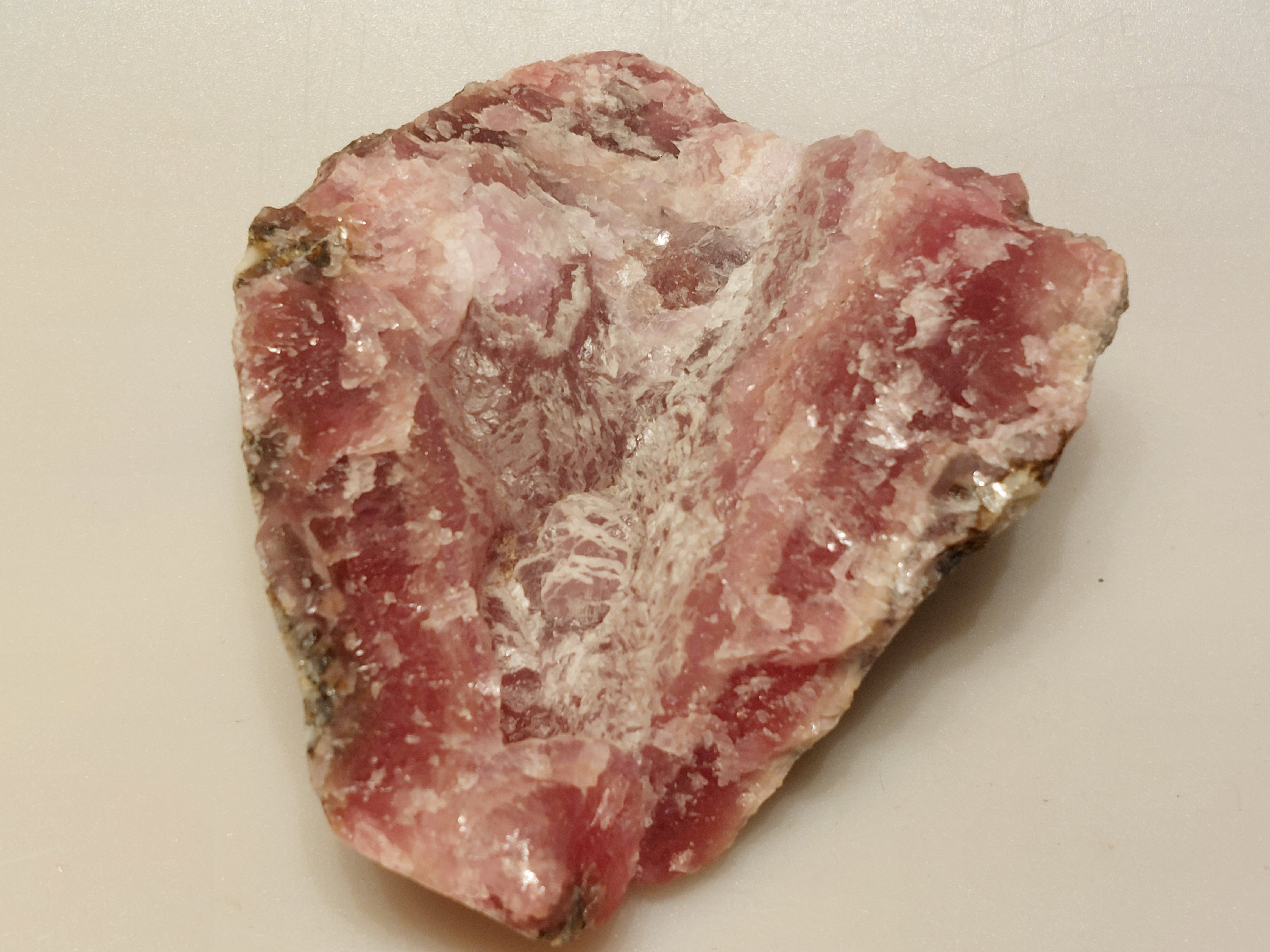Kobalt calciet cluster uit Marokko