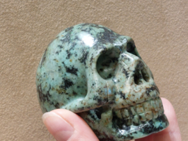 Turkoois human skull