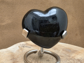 Zwarte toermalijn hart